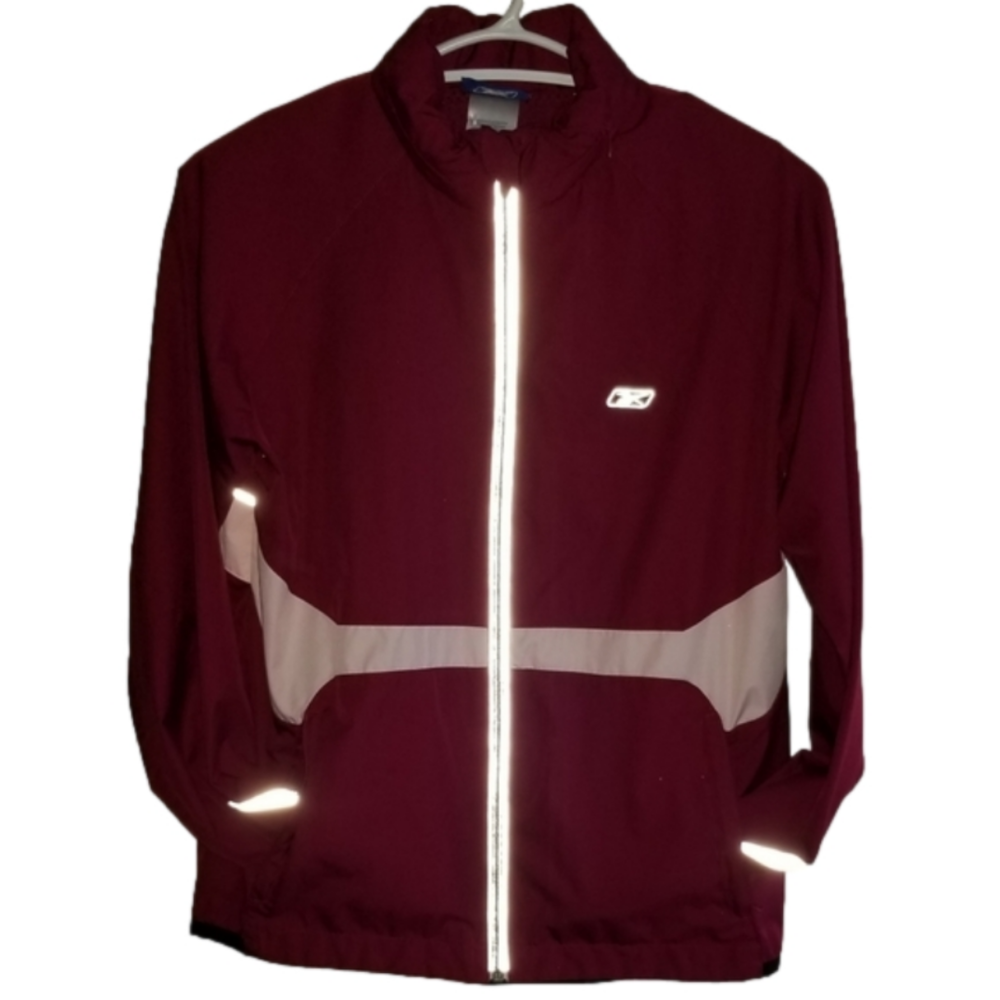 Reebok Reflective Zip Up Running Jacket Size S - Picture 2 of 11